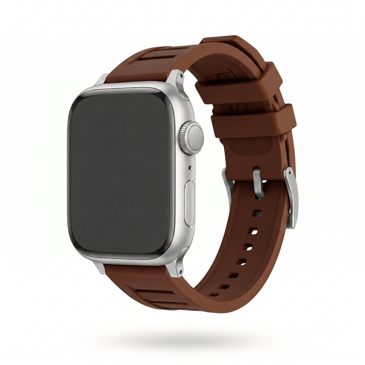 Shark Gill Rubber Band – For Apple Watch - Brown