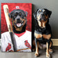 Custom Baseball Glory Series Texture Portrait