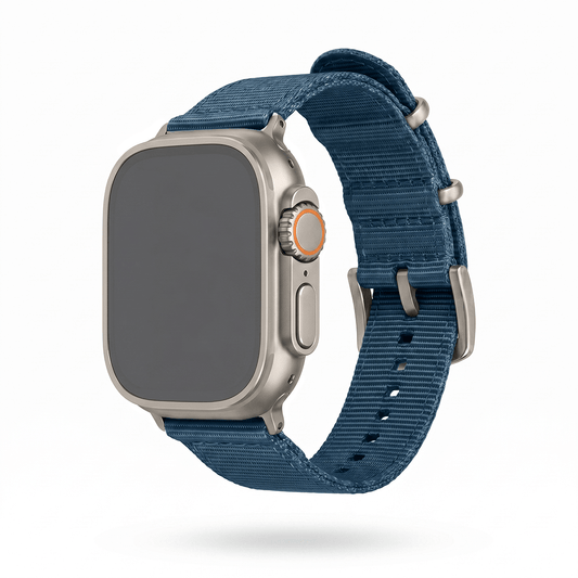 The O2 Band - For Apple Watch ULTRA - Blue Steel
